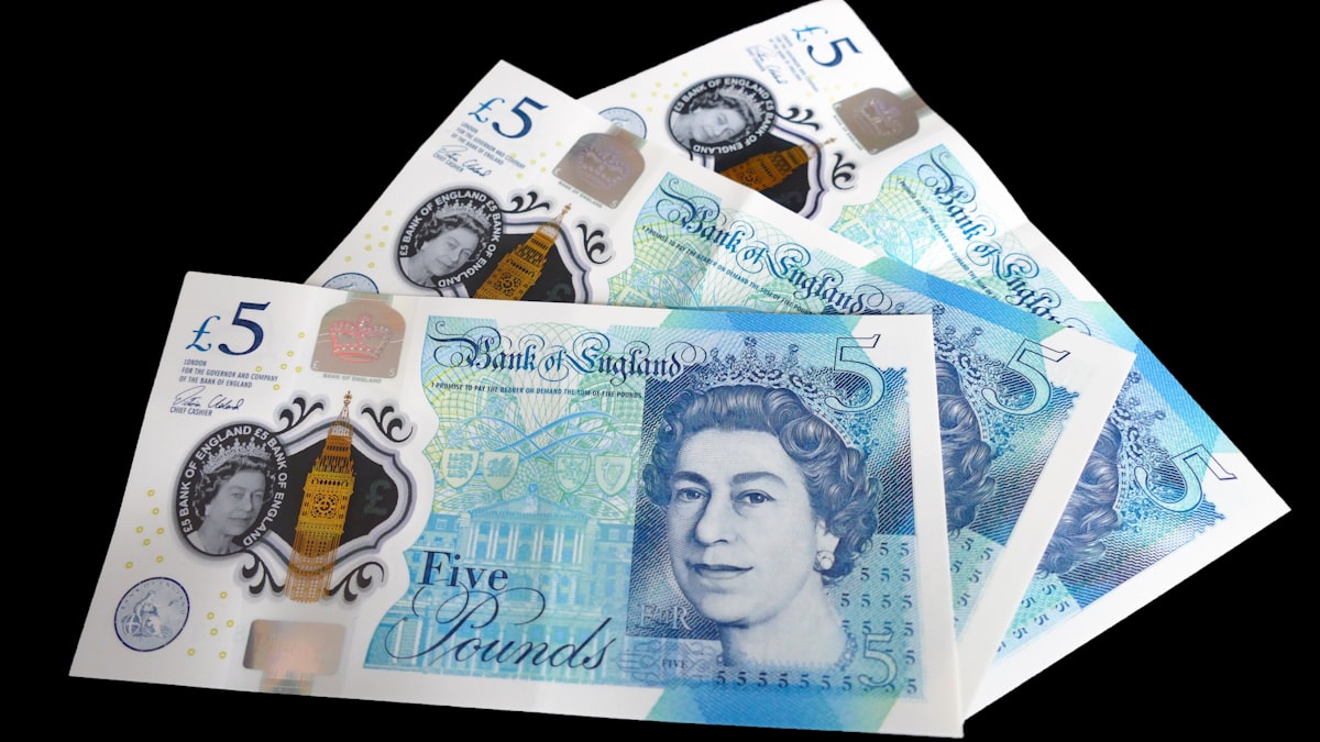 GBP – How much higher can it go? — a pile of five different british pound notes
