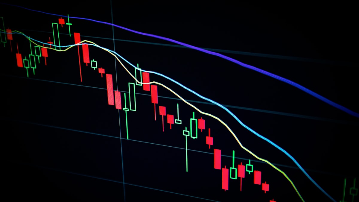 Why You Should Buy At All Time Highs — stock market candlestick chart on dark screen