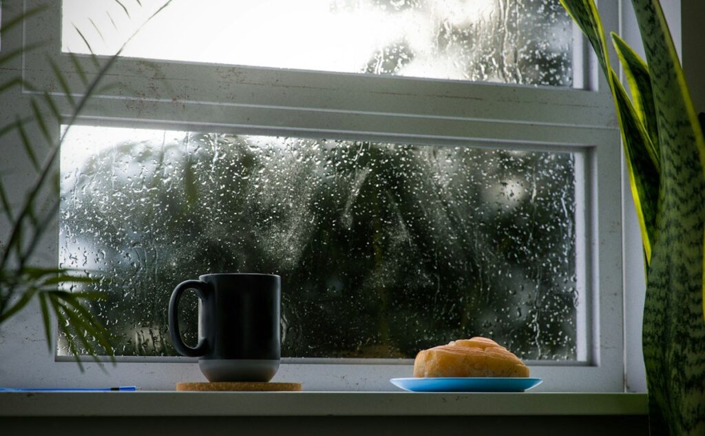Trader reflecting by a window on why they broke their trading plan rules